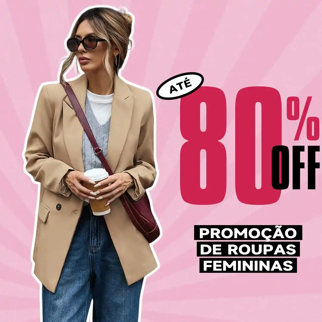 Image from Ofertas&Promoções EXPRESS - Shopee Aliexpress Mercado livre Amazon: Roupa de mulher Até 80% de desconto! 🔎Pesquise 34TYU no aplicativo S...