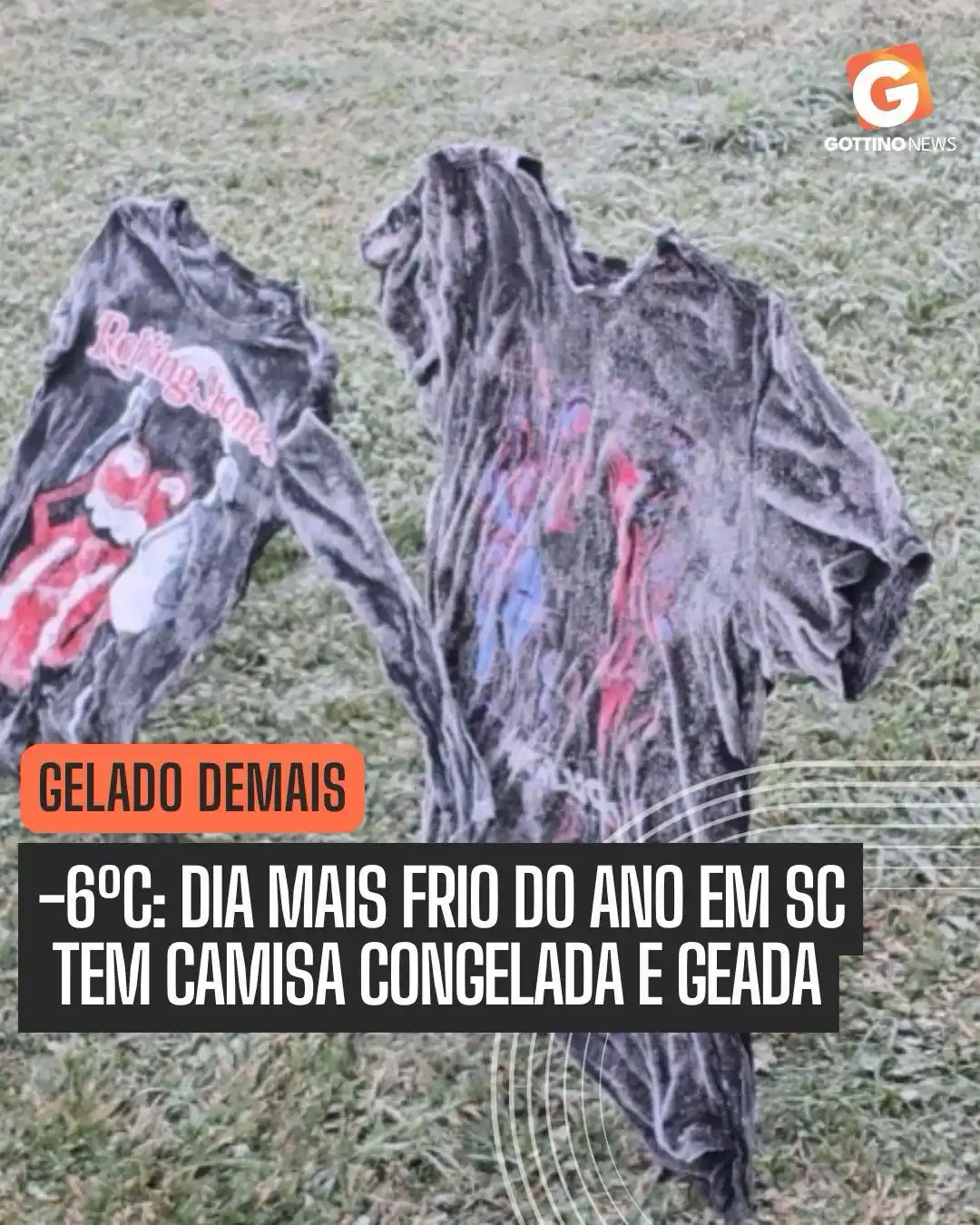 Image from Gottino News: 👉Santa Catarina registrou nesta quarta-feira (11) as temperaturas mai...