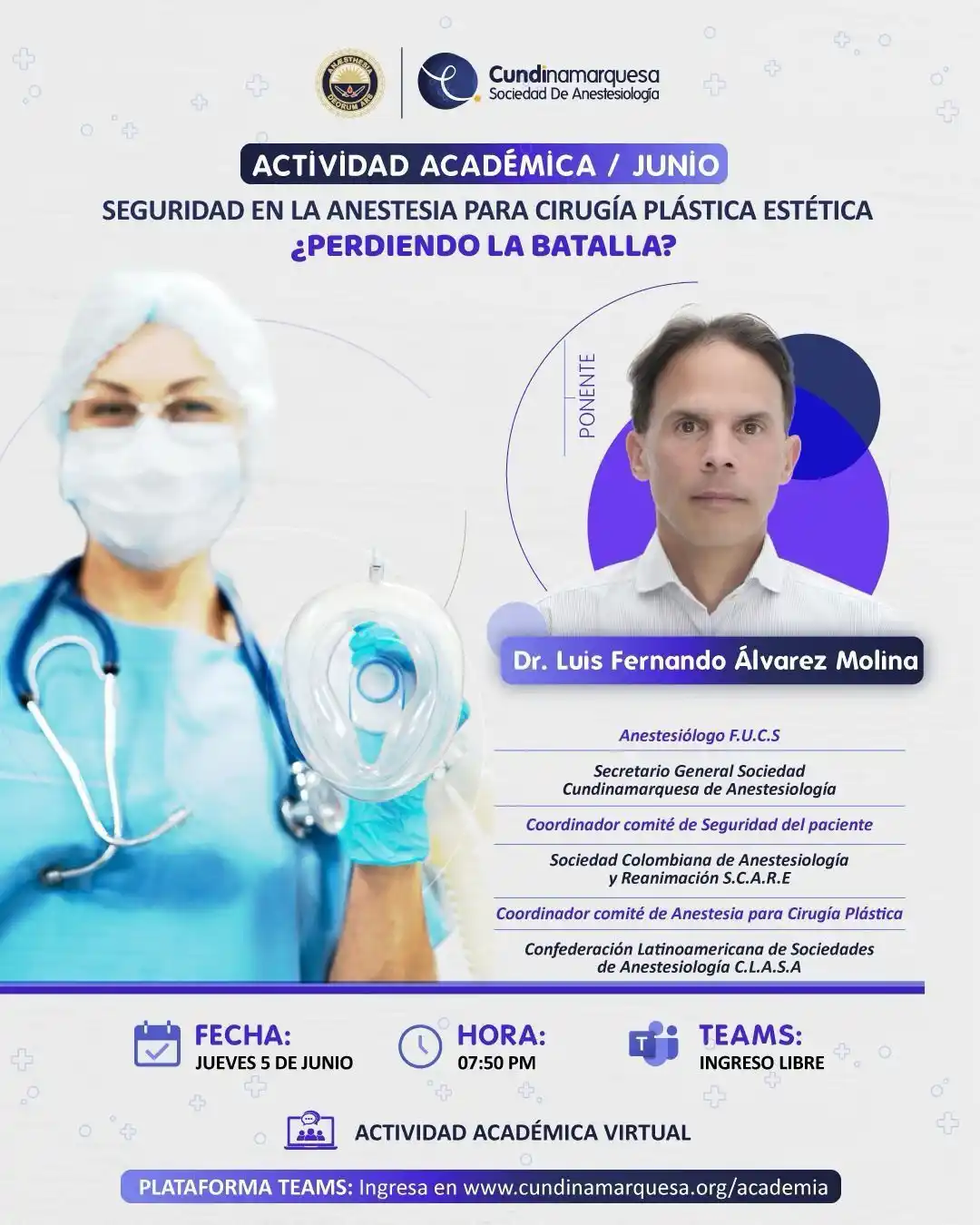 Image from S.C.A.R.E.: Seguridad en anestesia para cirugía plástica estética: ¿perdiendo la b...