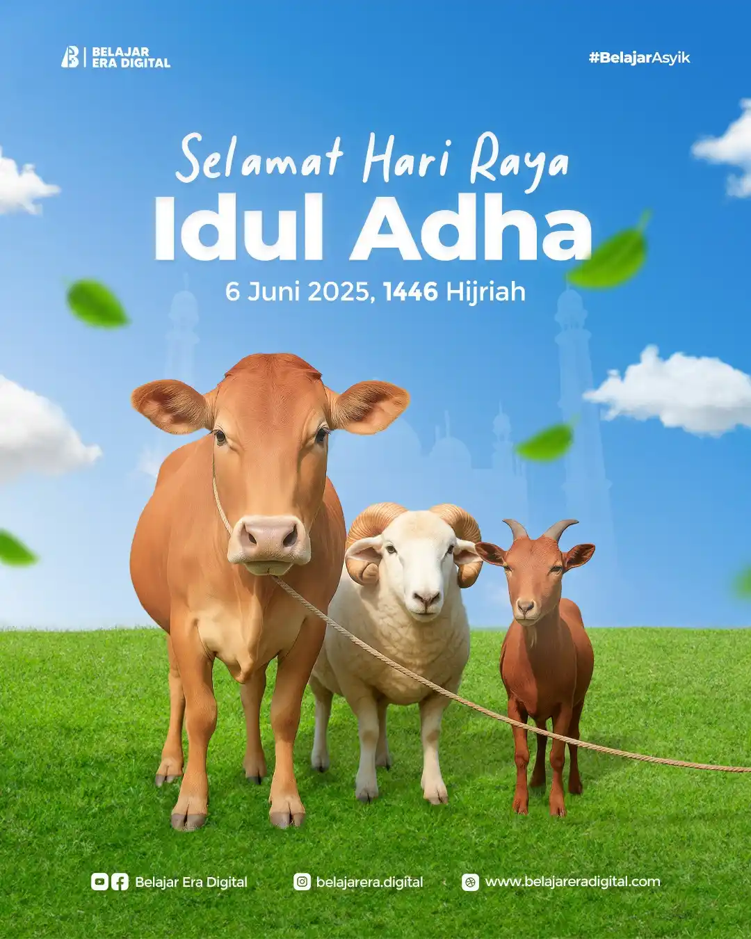 Image from Kombel Webinar BED: 🌙 *Selamat Hari Raya Idul Adha 1446 H | 6 Juni 2025* Semoga semanga...