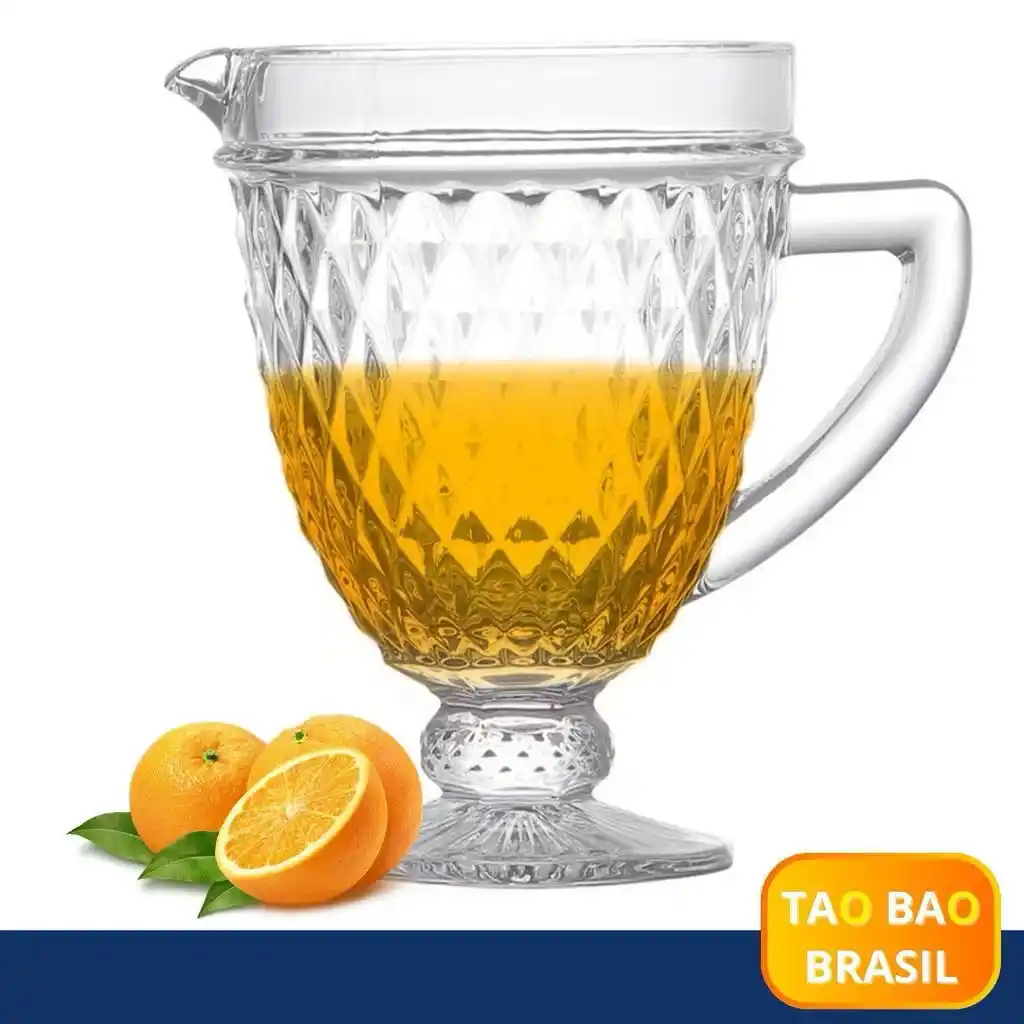 Image from Ofertas&Promoções EXPRESS - Shopee Aliexpress Mercado livre Amazon: *SERVIR COM ELEGÂNCIA !* 🚨Jarra 1L Bico Abacaxi Transparente e Premi...