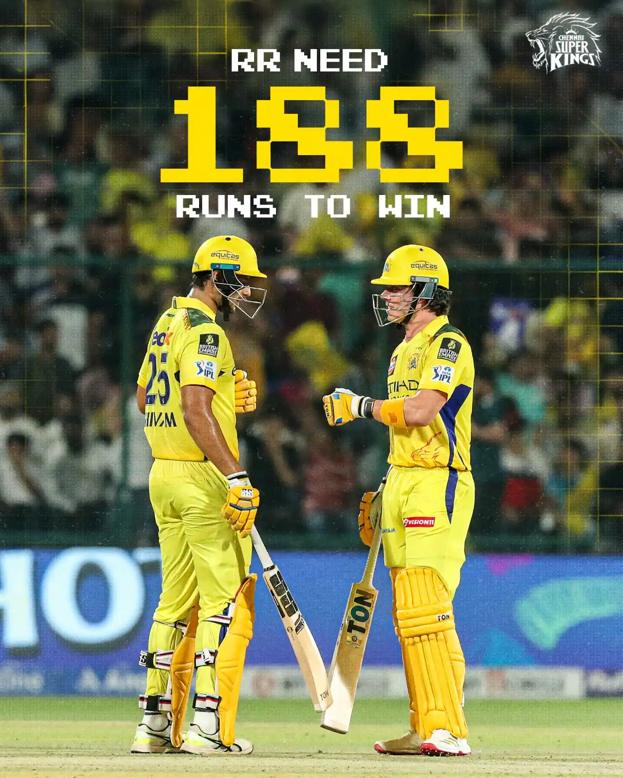 Image from Chennai Super Kings: 🎯 Set to defend! 💪🏻 <a class="text-blue-500 hover:underline curso...