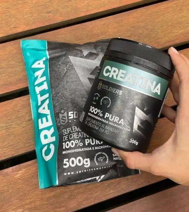 Image from Ofertas&Promoções EXPRESS - Shopee Aliexpress Mercado livre Amazon: SEU LEMBRETE PARA TOMAR CREATINA LOGO CEDO! Creatina Pura 100% Soldie...