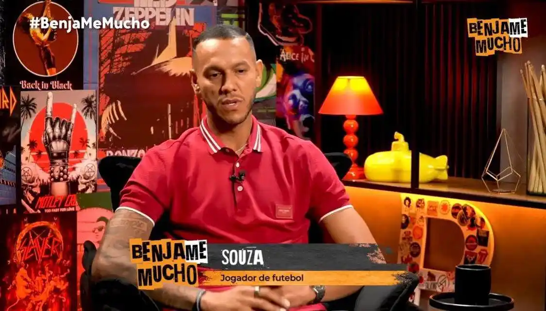 Image from Diário de torcedor: 🎙 Souza, ex-jogador do Vasco no podcast Benja me Mucho "Para mim, o ...