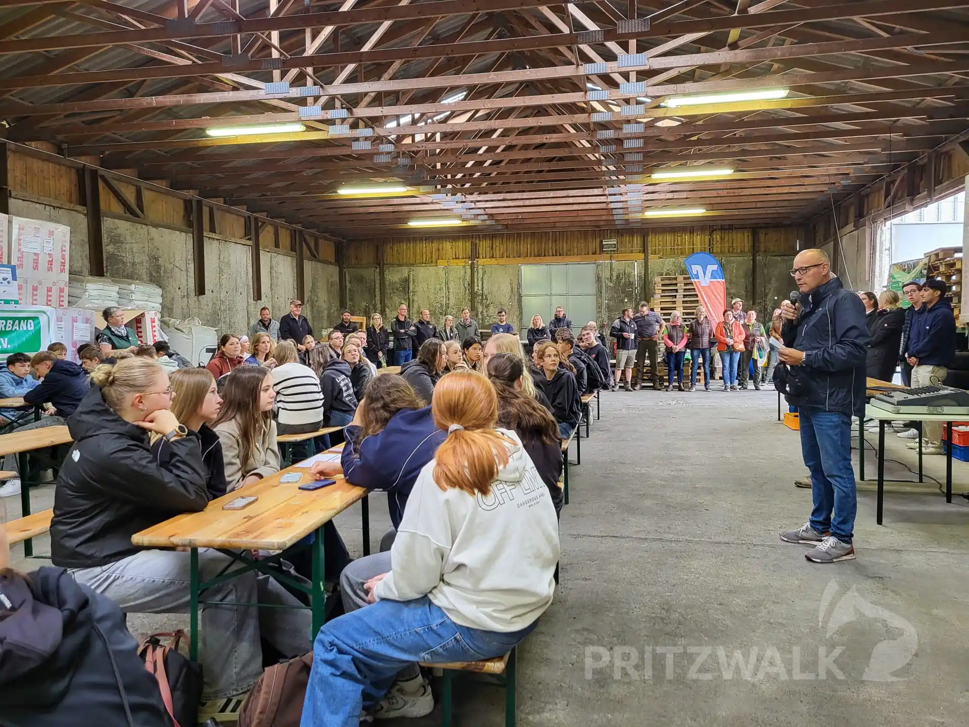 Image from Stadt Pritzwalk: Tag der Landwirtschaft bei der AGRAVIS OST in Pritzwalk. 130 Jugendlic...