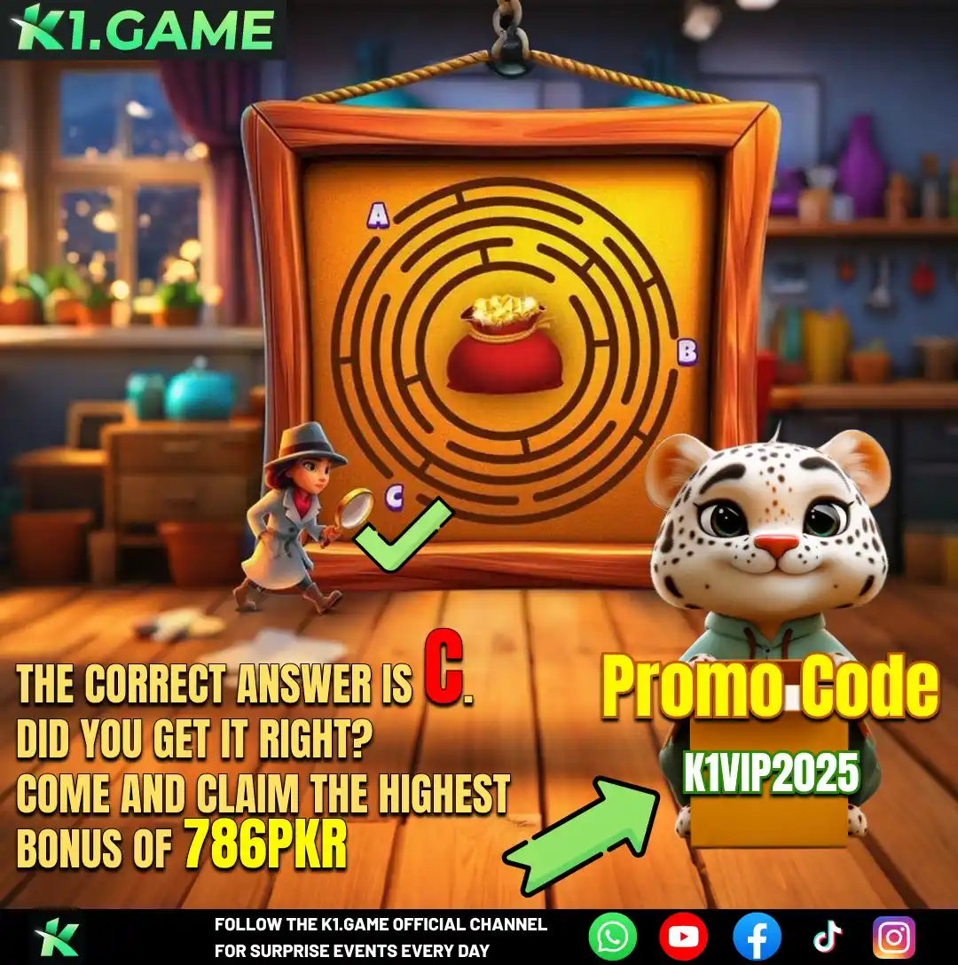 Image from K1.game Official : ✅ The correct answer is C! Did you guess it right? Use your smarts and...