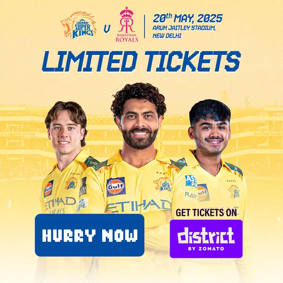 Image from Chennai Super Kings: The Lions are ready to roar, and your seat is waiting! 🦁💛 Hurry and ...