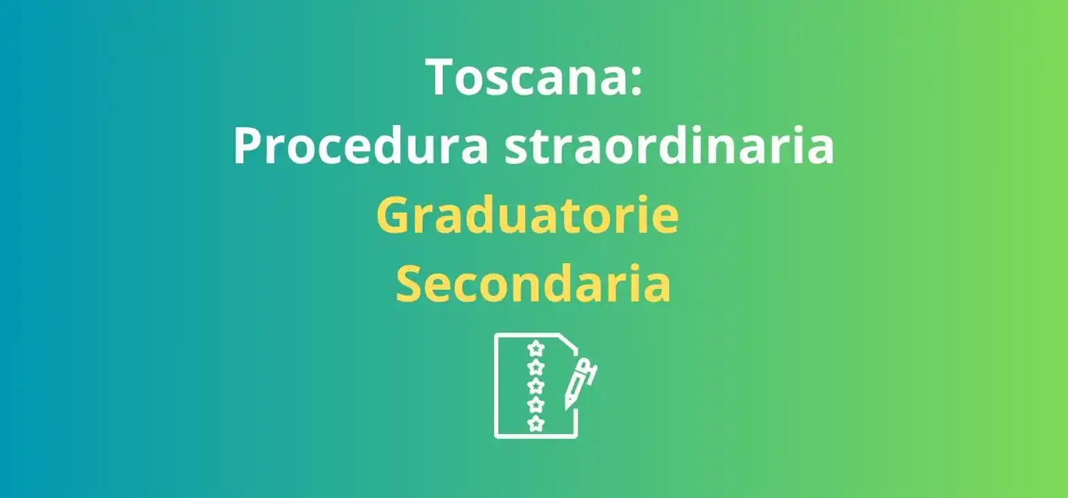 Image from SNADIR - Sindacato Nazionale: 📣 Toscana: Procedura straordinaria - Approvate le Graduatorie di Meri...