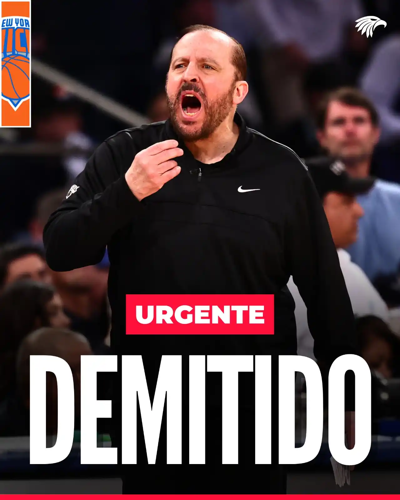 Image from The Playoffs | NBA 🏀🇧🇷: 🚨 URGENTE!!! O New York Knicks demitiu o técnico Tom Thibodeau após ...