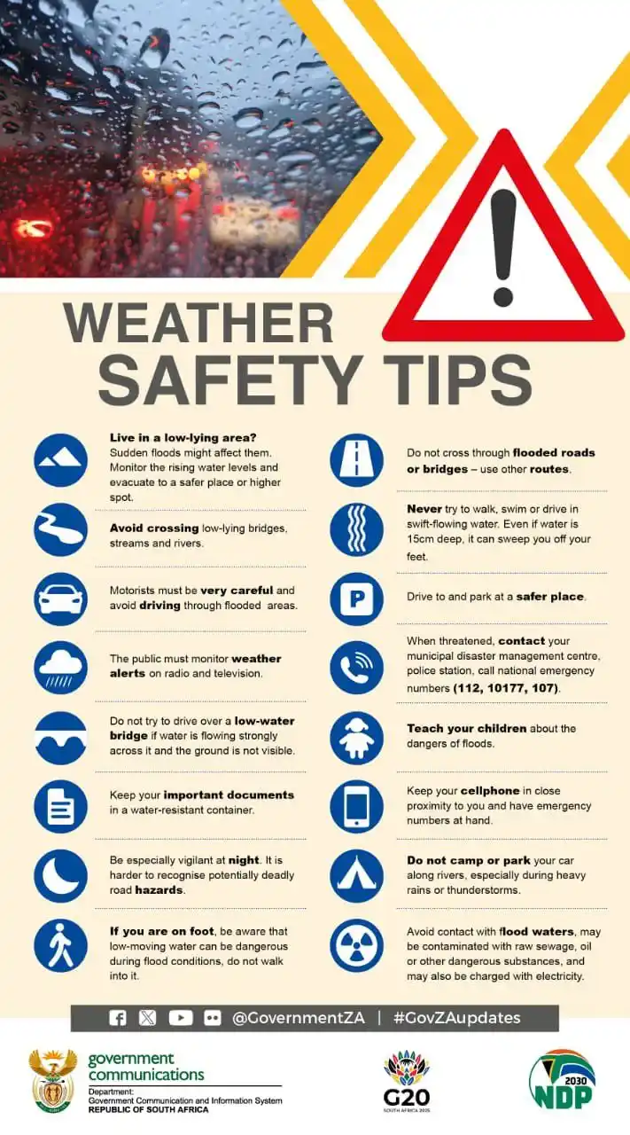 Image from National Neighbourhood Watch & Missing Persons: 🚨Weather Safety ⚠️ Stay safe in this cold, wet weather—check out th...