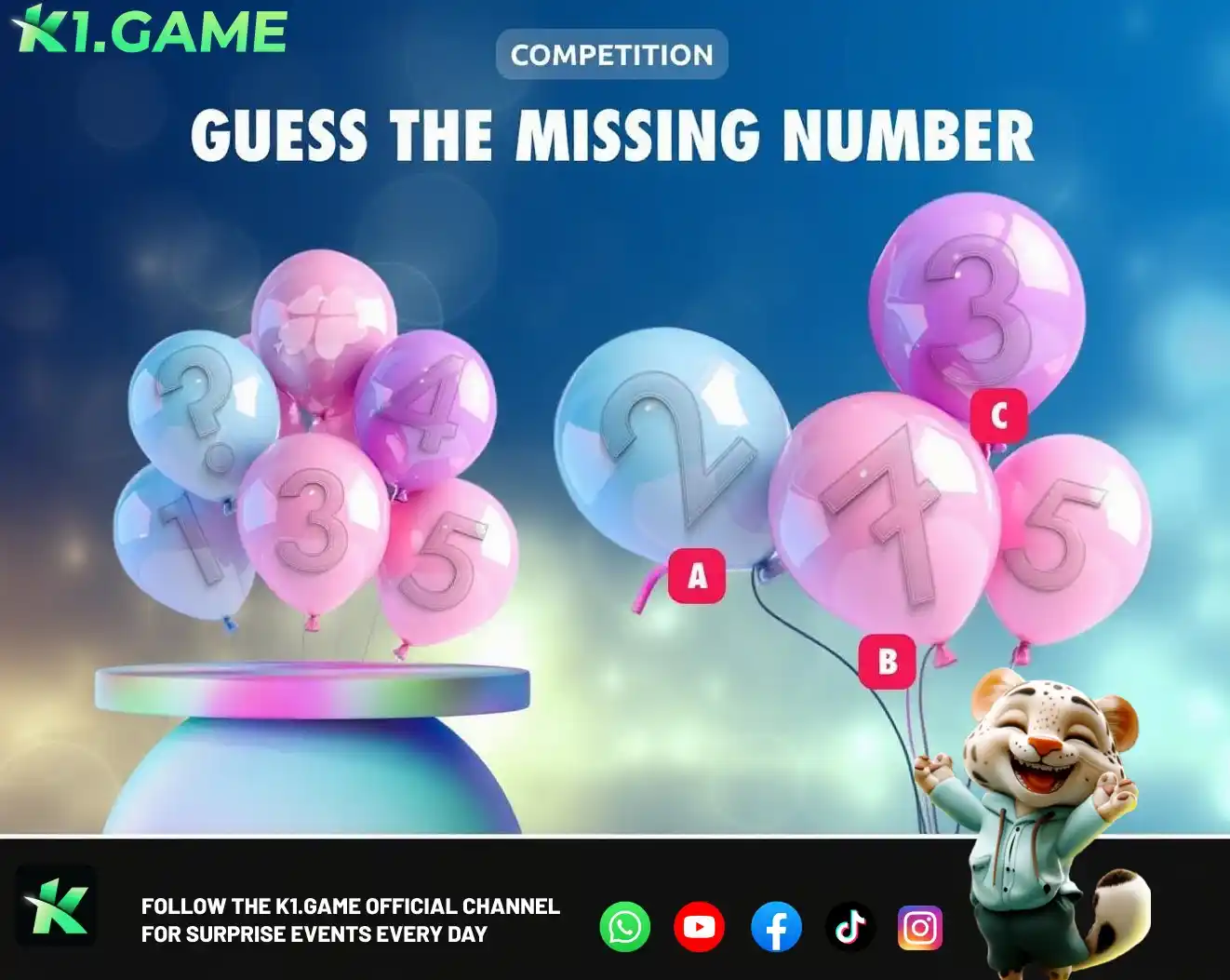 Image from K1.game Official : 🎈 *Which Balloon is Correct?* Pick the balloon you think is right an...