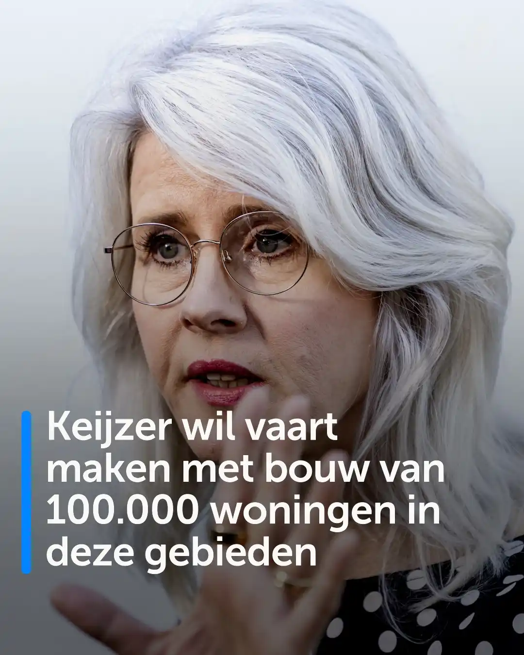 Image from Hart van Nederland: Woonminister Mona Keijzer (BBB) heeft 24 nieuwe gebieden aangewezen wa...