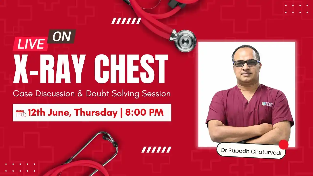 Image from 🩺Clinical_Guruji🥼Channel 🔔: 🩻 **X-Ray Chest – LIVE Class** 📅 **Date:** 12th June (Thursday) 🕗 ...