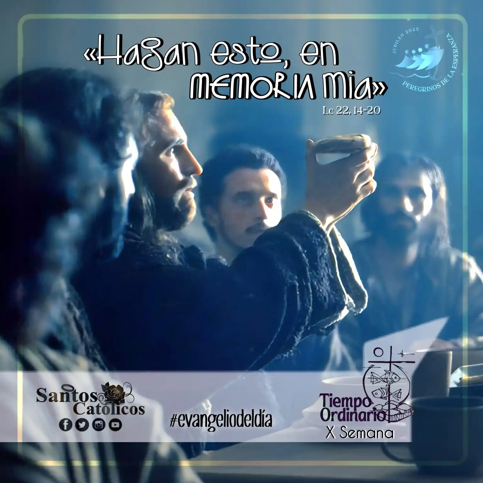 Image from ☧📜 Evangelio 𝐃𝐢𝐚𝐫𝐢𝐨 ✞🕯: 🕯📖 X Semana del Tiempo Ordinario ⚪️ | *Jueves 12° de Junio 2025* �...