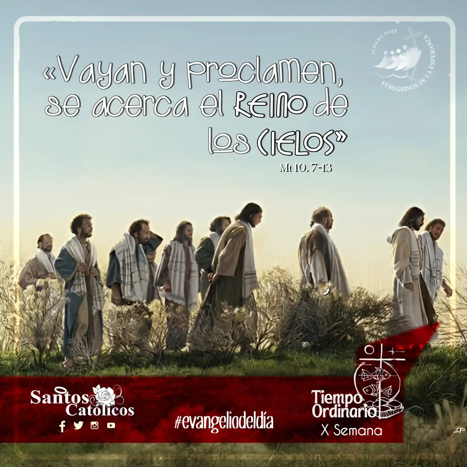Image from ☧📜 Evangelio 𝐃𝐢𝐚𝐫𝐢𝐨 ✞🕯: 🕯📖 X Semana del Tiempo Ordinario 🔴 | *Miércoles 11° de Junio 2025* ...