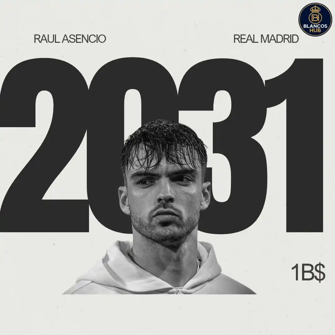 Image from ๐
๐๐๐๐๐๐๐ ๐๐๐๐ ๐๐๐ โฝ: ๐จโ
๏ธ Agreement sealed between Real Madrid and Raรบl Asencio. His new ...