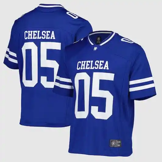 Image from π
πππππππ ππππ πππ β½: π¨π΅ Chelsea have unveiled special edition NFL and MLB-style jerseys t...
