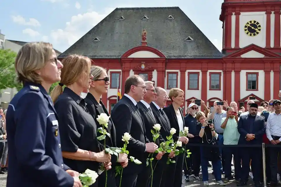 Image from Rhein-Neckar-Zeitung www.rnz.de: 👉 Das sind unsere Themen zum Abend: 👮♀️👮 *Ergreifende Worte*: In ...
