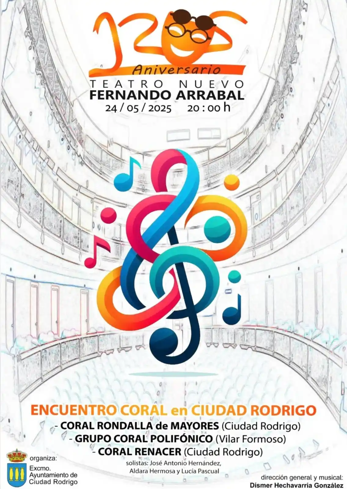 Image from Ayuntamiento de Ciudad Rodrigo: 📢 Encuentro de Corales en el Teatro Nuevo 📢 👉 Desde la delegación d...