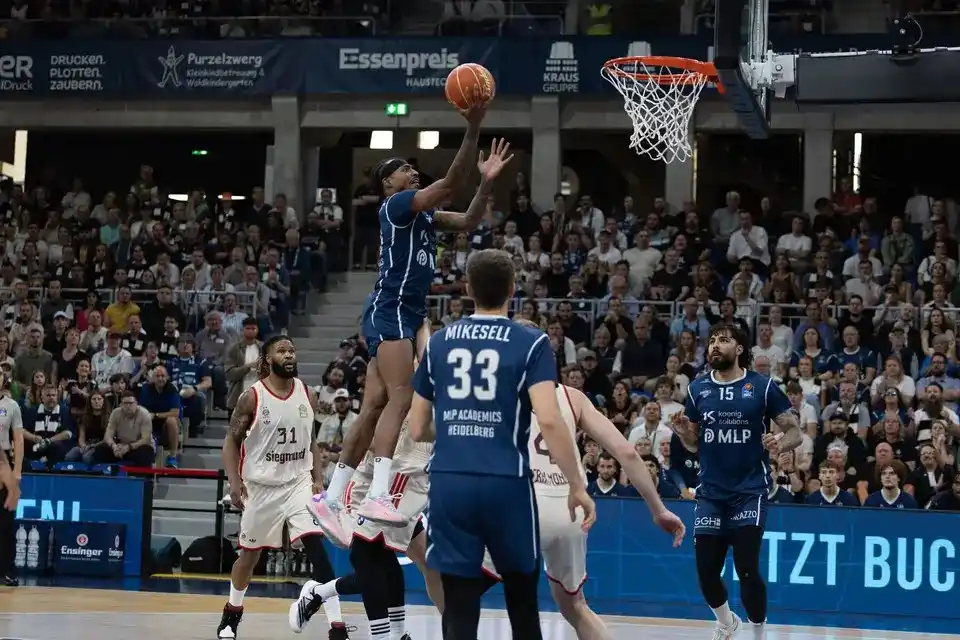 Image from Rhein-Neckar-Zeitung www.rnz.de: 🏀 *Ende des Märchens*: MLP Academics Heidelberg scheiden nach Overtim...