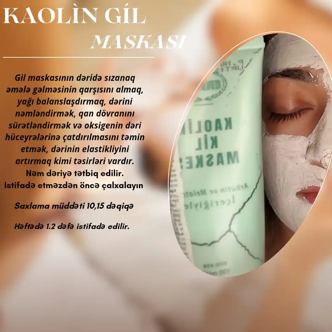 Image from ERSAĞ👉_☝️BİR🌏DUNYA MARKASI.👍❤️: *Gil təbiətdən əldə edilən yaşıl rəngli toz halında maddədir. Gildən t...