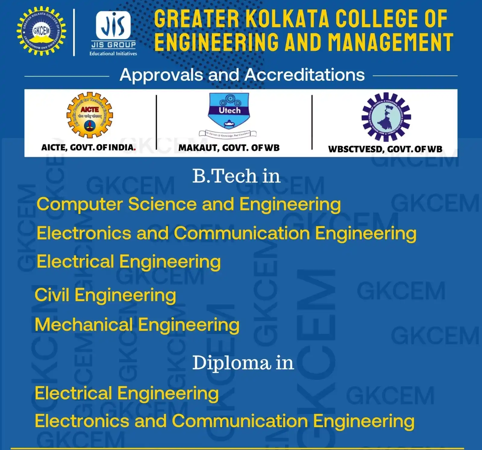 Image from JEXPO &VOCLET 2025: *Greater Kolkata College of Engineering and Management 2025-2026* : ht...