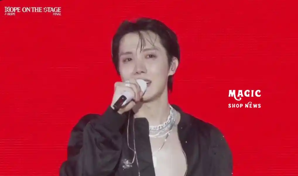 Image from Magic Shop News ⟭⟬⁷ 🪄💜 BTS: *❤️‍🔥 HOTS: FINAL*  Tradução do discurso de J-Hope na final do Hope o...