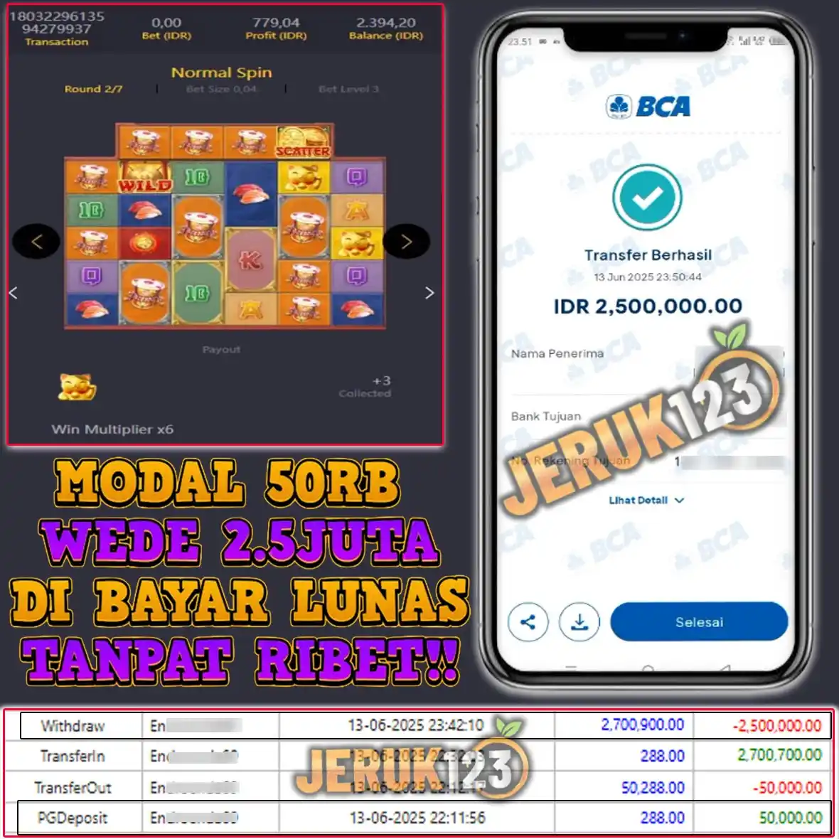 Image from SLOT GACOR HARI INI !!!: 💥 MODAL DEPO 50 RIBU, CUAN 2.5 JUTA LANGSUNG CAIR‼️ Main santai, prof...