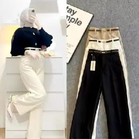Image from Rekomendasi Outfit | Ootd Hijab | Ootd Remaja Indonesia: ✨```Rekomendasi celana loose pants``` ✨ _baguss banget loose pants ny...