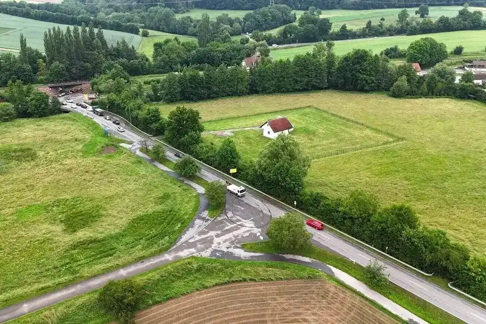 Image from Rhein-Neckar-Zeitung www.rnz.de: 🚧 *Sanierung/Sperrung L549*: In den Sommerferien drohen diese Verkehr...