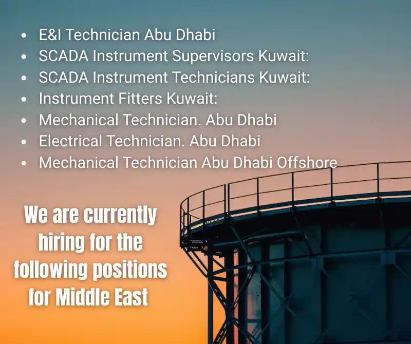 Image from Oil and Gas. Online: We are currently hiring for the following positions for Middle East ...