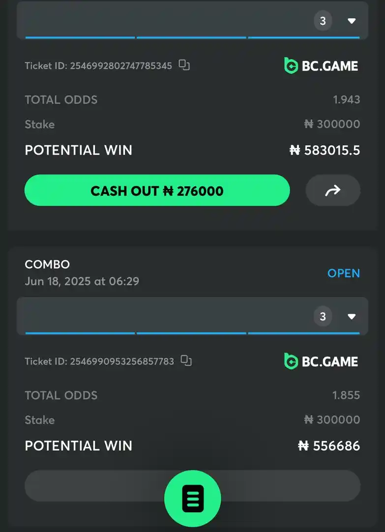 Image from Funnybros : *2/2 MORNING TIPS ON BC GAME ‼️💼* *➡️BOOKING CODES: BAD586...