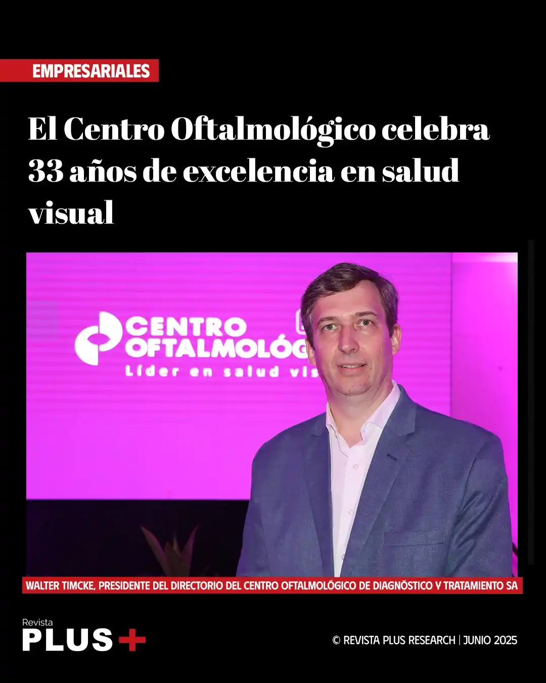 Image from Revista PLUS: 🏛️ 33 AÑOS DE CENTRO OFTALMOLÓGICO 🏛️ Con más de tres décadas de tr...