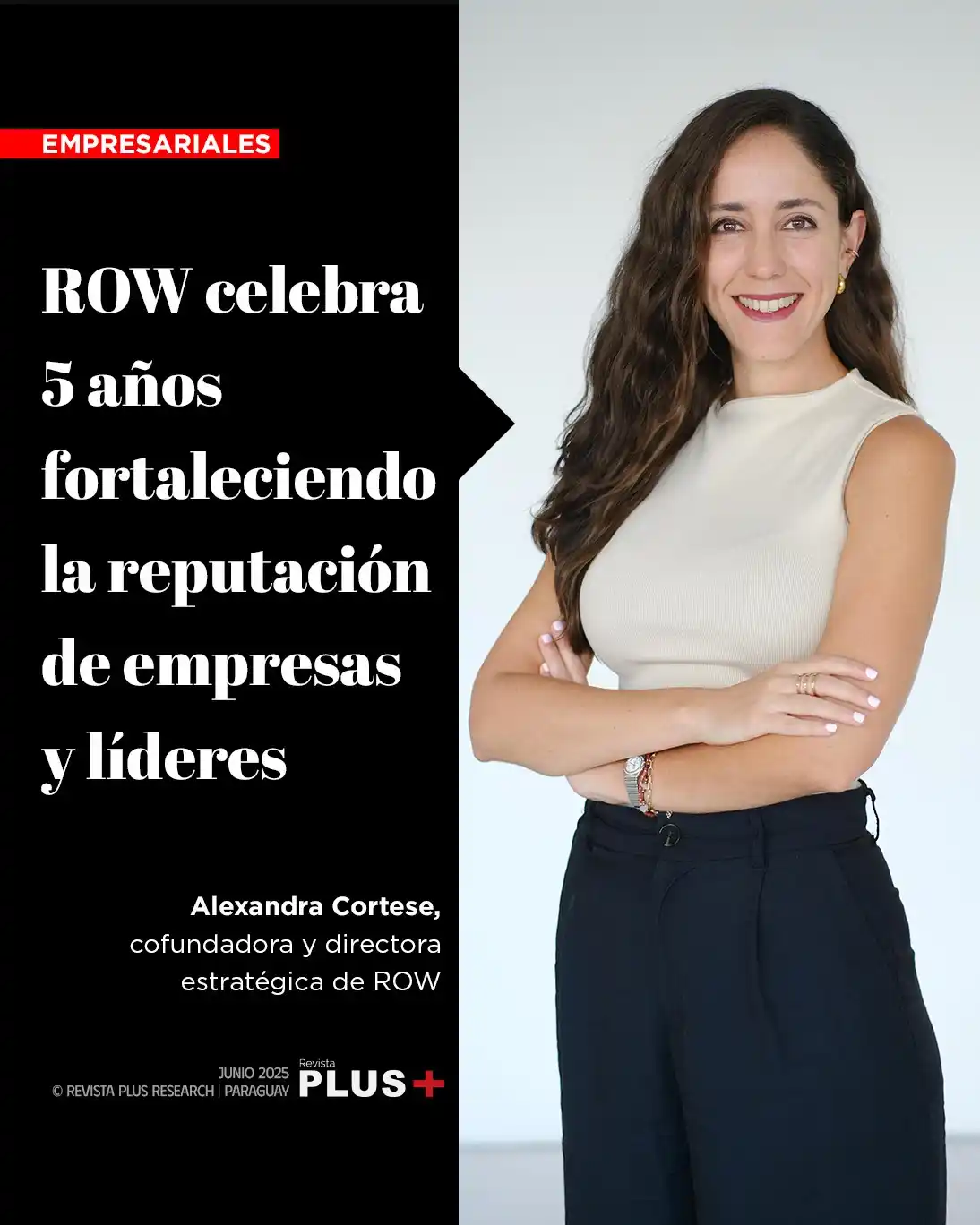 Image from Revista PLUS: 🎂 5 AÑOS DE ROW 🏛️ La consultora y agencia de comunicación cumple c...