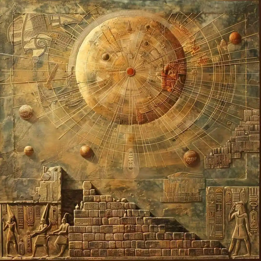 Image from UYANIŞ: 6000 yıl önce gizemli bir medeniyet güneş sistemimizin detaylı harital...