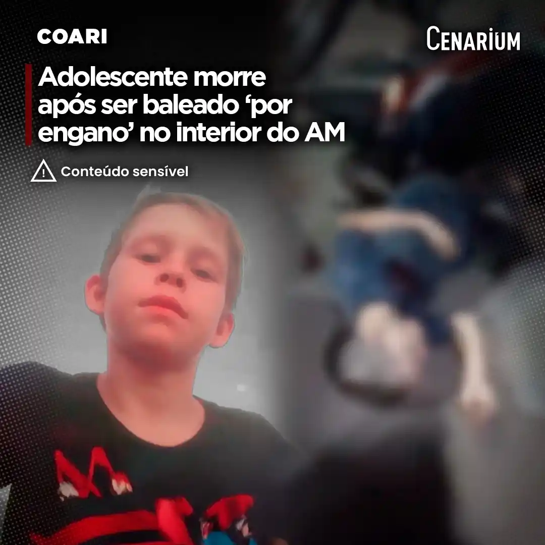 Image from CENARIUM: 🚨*Adolescente morre após ser baleado ‘por engano’ no interior do AM* ...