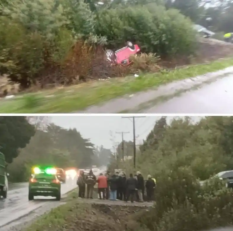 Image from Emergencia San José, Región de los Rios : Al MINUTO 🚨 Freire Nos reportan *Accidente Vehicular* ruta Freire...