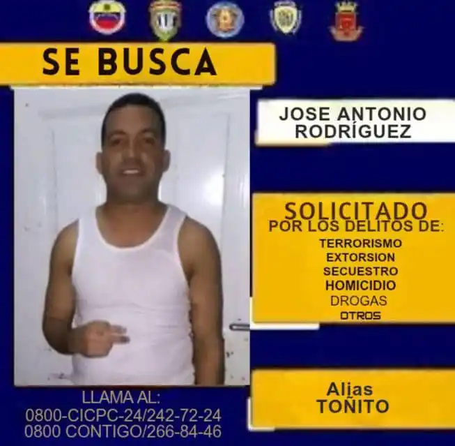 Image from InfoTuy ¡La Información Del Tuy!: *Alias «Toñito» de la Brisas de Charallave está solicitado por terrori...