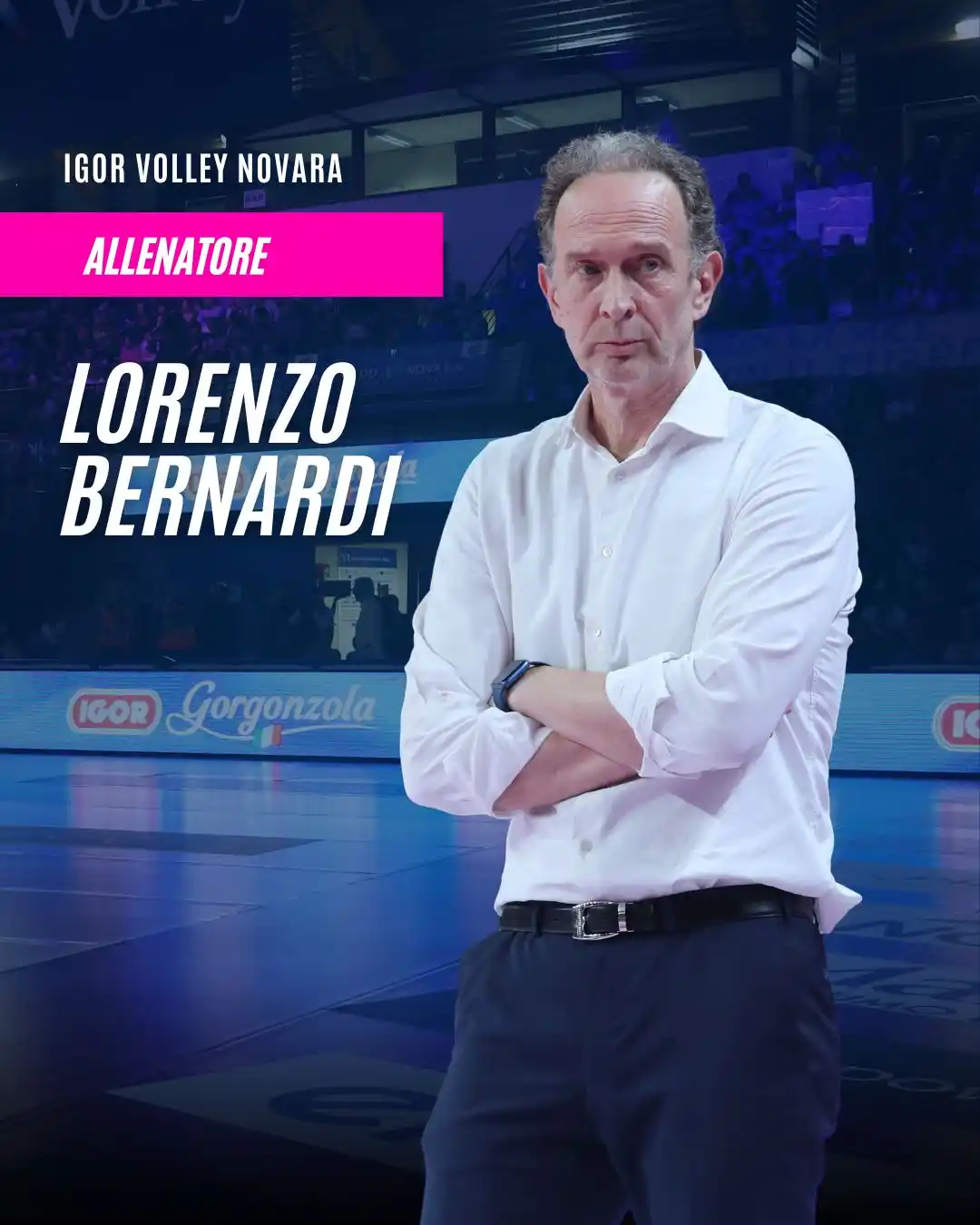 Image from Igor Volley Novara : Alla guida della Igor Volley 2025/26 ci sarà ancora Lorenzo Bernardi, ...