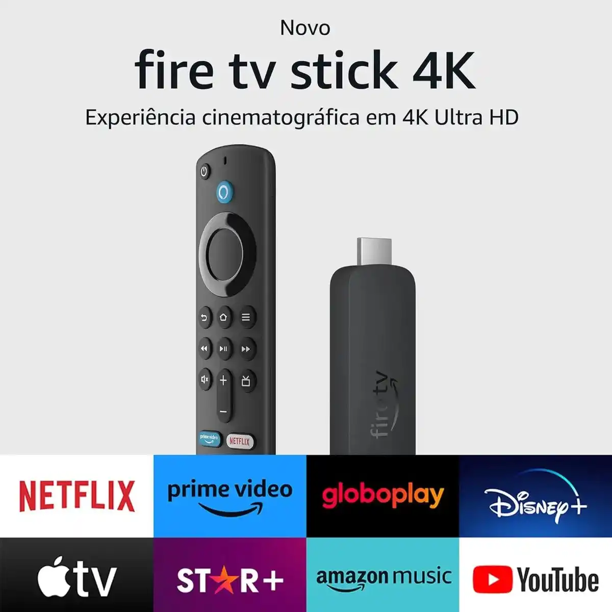 Image from GPCR Promo - Hardware e Tecnologia: 🔥Amazon Fire TV Stick 4K Wifi 6 Com Alexa 💲R$263,00 🛍Cupom MELIECA...