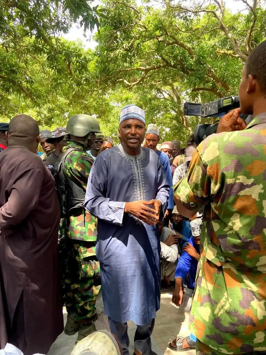 Image from Sahara Reporters: Bandit Leader Ado Aliero Warns Nigerian Govt: Stop Calling Us Terroris...