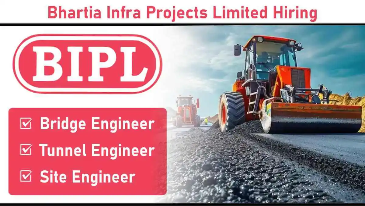 Image from Construction Placement: 📢📢 *Bhartia Infra Projects Limited Hiring: Integrated EPC & Item Rat...