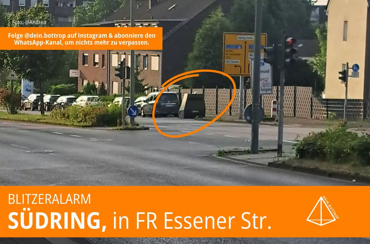 Image from dein.bottrop : *Blitzeralarm* erneut auf dem Südring. Major Lazer wurde gerade eben a...
