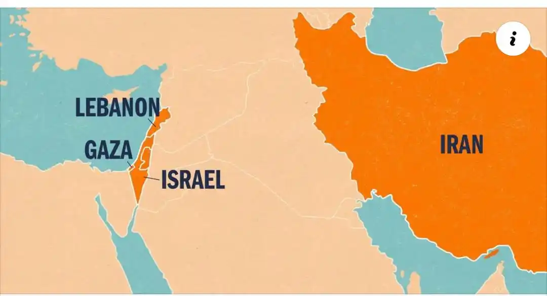 Image from Mimi Mefo Info (MMI) : BREAKING: Iran has launched a massive missile barrage on Israel in ret...