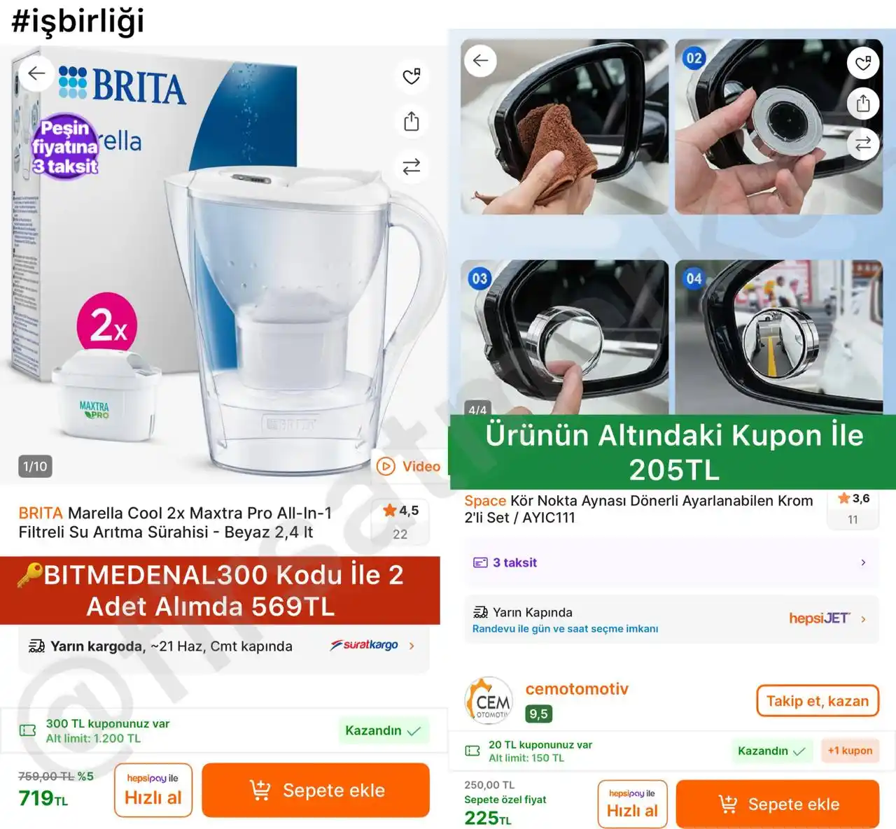 Image from İndirim Fırsat Merkezi: 🔥Brita Marella Cool 2X Maxtra Pro All In Filtreli Su Arıtma Sürahisi ...