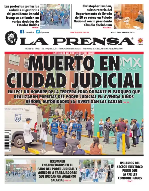 Image from LA PRENSA: ¡Buenos días! Te dejamos la portada y lo que necesitas saber para inic...