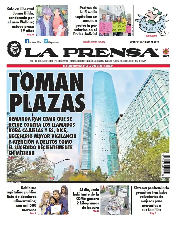 Image from LA PRENSA: ¡Buenos días! Te dejamos la portada y lo que necesitas saber para inic...