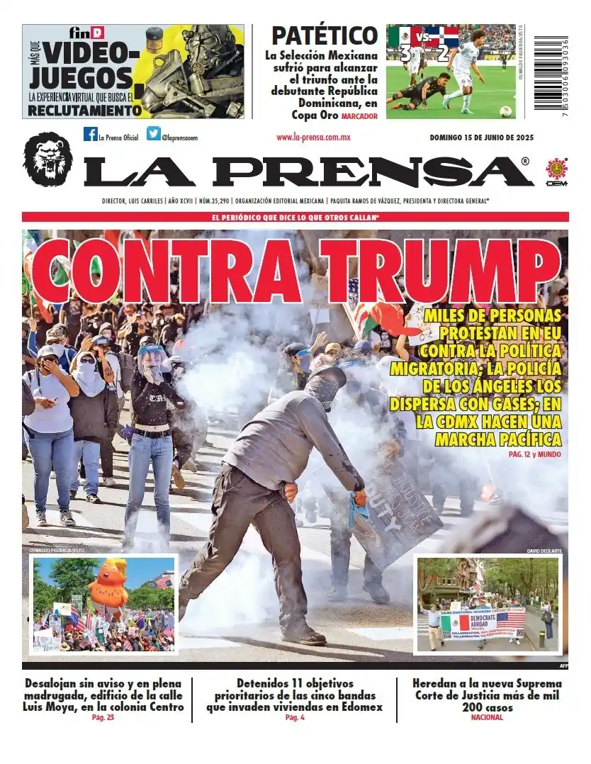 Image from LA PRENSA: ¡Buenos días! Te dejamos la portada y todo lo que necesitas saber para...