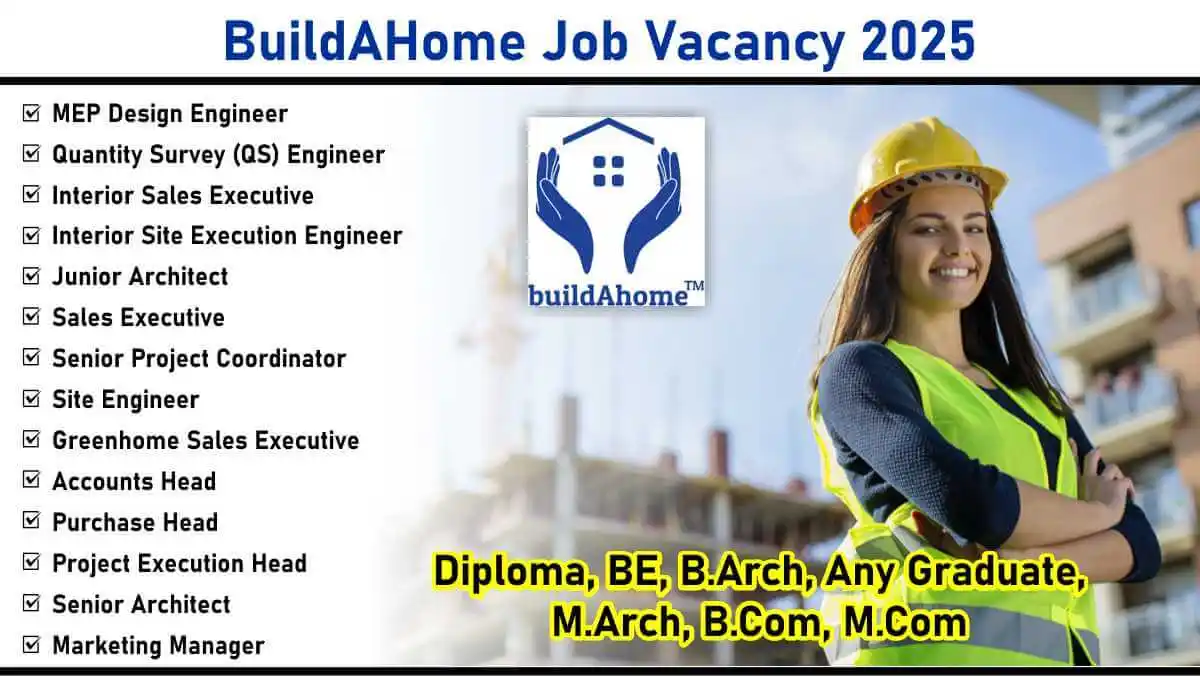 Image from Construction Placement: 📢📢 *BuildAHome Job Vacancy 2025: Hiring Civil Engineers, Architects,...