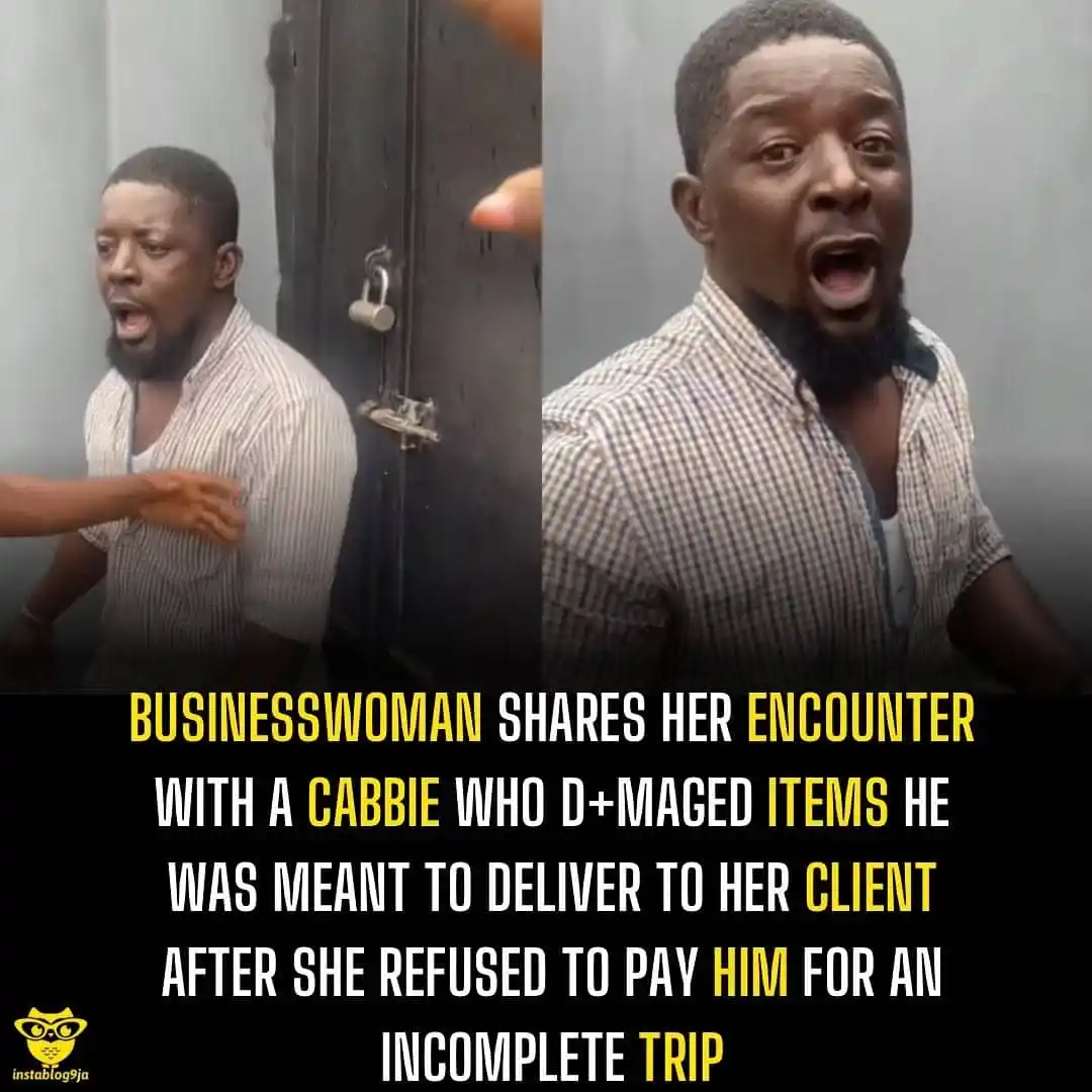 Image from Instablog9ja Network: Businesswoman shares her encounter with a cabbie who d+maged items he ...